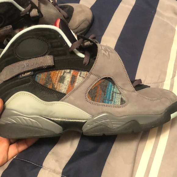 Jordan 8 retro N7 Pendleton - Picture 2 of 4